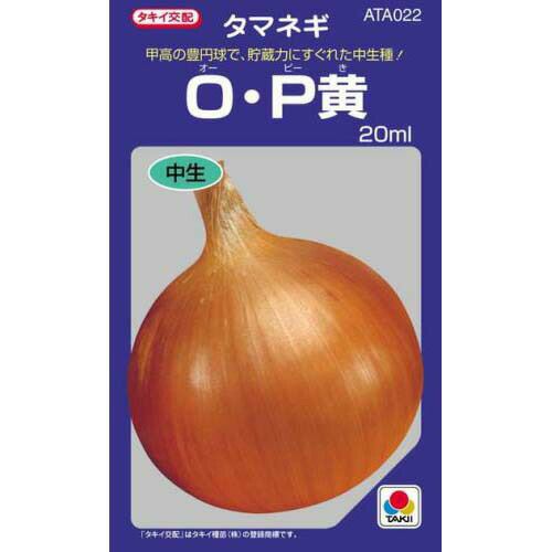 たまねぎ 種 【OP黄】 20ml | 農業屋.com