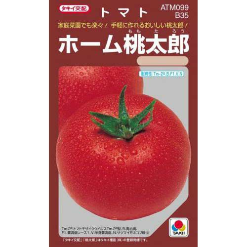 大玉トマト 種 【 トマト ホーム桃太郎 DF 】 小袋(45粒) ( 大玉