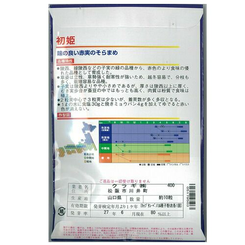 そら豆 種 【 初姫 】 小袋（9粒） ( そら豆の種 ) | 農業屋.com