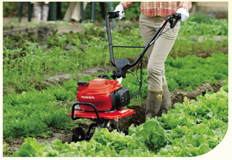 セット】ホンダ ミニ耕運機 【 こまめ F220 JT 】+ 培土器 # 10874