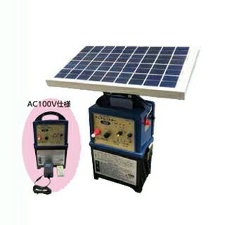 ソーラー付電柵器アニマルバスター BDSR7－12W | 農業屋.com