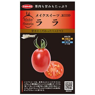 トマト 種 【 ミニトマト ララ(赤・楕円) 実咲PRO (メイク トマト 種 【 ミニトマト ララ(赤・楕円) 実咲PRO (メイク