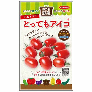 トマト 種 【 おうち野菜 ミニトマト とってもアイコ 】 小袋 ( トマトの種 )