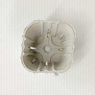 花菜ポット 9cm 24連結25枚入 育苗ポット 紙ポット エコポット