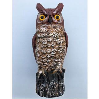 鳥追いフクロウ　害獣対策 防獣 鳥よけ